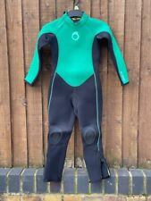 Kids Wetsuit - Tribord Surf 100 Full Length 4/3mm Green (Small/6 years) for sale  Shipping to South Africa