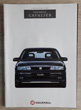 Vauxhall cavalier brochure for sale  BOURNE
