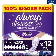 Always discreet incontinence for sale  BIRMINGHAM