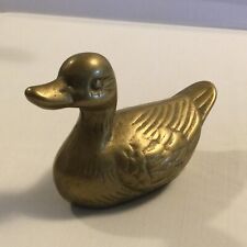 Small brass duck for sale  Burlington