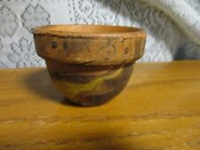 Terra Cotta Marble Miniature Clay Pot 2" tall for sale  Shipping to South Africa