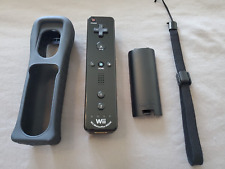 Black Motion Plus Controller Remote NINTENDO WII / U OEM Genuine Official RVL036 for sale  Shipping to South Africa