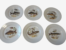Porcelain plates fish d'occasion  Expédié en Belgium