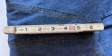 Vintage Lufkin 1066D Red End Extension 72” Folding Wood Ruler 6 Ft  USA for sale  Shipping to South Africa