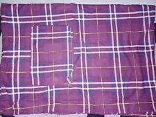 Purple single tartan for sale  HOUNSLOW