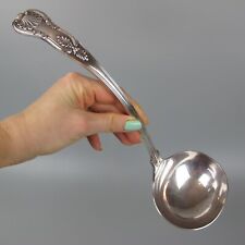 Silver Plated Soup Ladle.  "King's" pattern. Vintage. Quality. Large -  12.5", used for sale  Shipping to South Africa