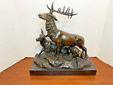 Bronze buck doe for sale  Shipping to Ireland