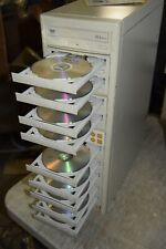 Torre duplicadora SYSTOR grande 8 + 1 disco super multi CD DVD **LEIA** comprar usado  Enviando para Brazil