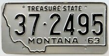 Montana 1963 license for sale  Bloomsburg