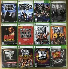 Used, Rock Band / Guitar Hero (Microsoft Xbox 360)  Cleaned and Tested for sale  Shipping to South Africa
