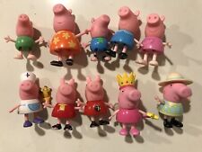 Estatuillas de Peppa Pig Peppa Brother George Mommy Pig Hasbro Lote de 18 golosinas de fiesta, usado segunda mano  Embacar hacia Argentina