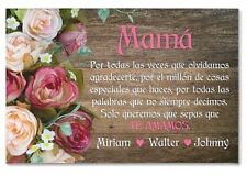 Usado, Lona emoldurada Regalo Personalizado Para Mamá Mujer Girassol Dia De Las Madres comprar usado  Enviando para Brazil