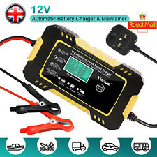 Used, Intelligent 12V Motorcycle Motorbike Car Battery Charger Automatic Smart Trickle for sale  DUNSTABLE