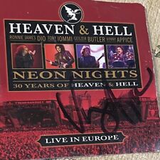 CD HEAVEN & HELL, NEON NIGHTS LIVE IN EUROPE /ASSINADO POR VINNY APPICE, usado comprar usado  Enviando para Brazil