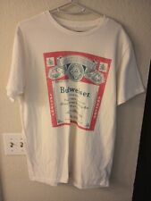 Budweiser Classic Distressed Logo Men's T-Shirt White Lg Old Navy King Of Beers, used for sale  Shipping to South Africa