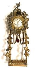 VTG Art Deco Taylor 17 Jewels Cuckoo Clock Watch Brooch Sterling With Stand for sale  Shipping to South Africa