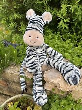 Jellycat Merryday Zebra Retired Soft Plush Toy  J979 Comforter 18” for sale  Shipping to South Africa