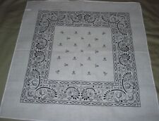 White paisely bandanna for sale  Miller Place