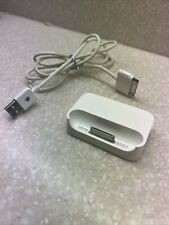Original Apple iPod IPhone 2007 30 Pin Docking Charging Stand Cradle And Cable for sale  Shipping to South Africa