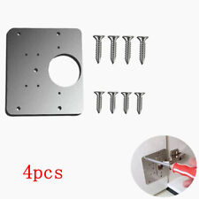 4 piezas herramienta de montaje de bisagras de acero resistente al óxido placa de reparación armario segunda mano  Embacar hacia Mexico