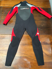 O'Neill Women's MEN REACTOR-2 3/2MM BACK ZIP FULL WETSUIT | BLACK / RED Size 14 for sale  Shipping to South Africa