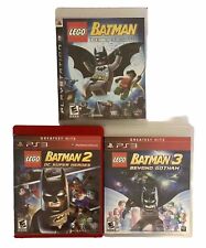 Lote de 3 Lego Batman 1+2+3 Beyond Gotham PlayStation 3 PS3 CIB W Manuales segunda mano  Embacar hacia Argentina