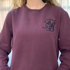 Siksilk burgundy sweatshirt for sale  BURY ST. EDMUNDS