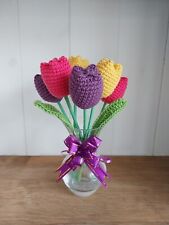 Crochet tulips bouquet for sale  Shipping to Ireland