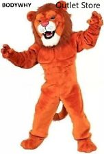 Fantasias de mascote de leão de pele longa laranja Halloween roupas de festa vestido cosplay Natal comprar usado  Enviando para Brazil