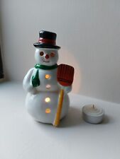 Vintage snowman candle d'occasion  Expédié en Belgium