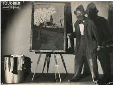 Tour Bier, le peintre Chiffonier Vintage silver print Tirage argentique  18x segunda mano  Embacar hacia Argentina