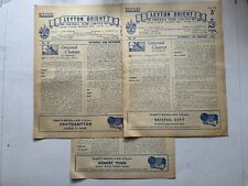 Leyton orient 1950s for sale  WINDSOR