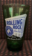 Vintage Rolling Rock Extra Pale Ale Green Pint Beer Glass Old Latrobe Brew, PA, used for sale  Canada