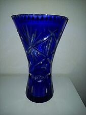 Vase cristal bleu d'occasion  Saint-Laurent-de-la-Salanque