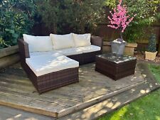 Brown rattan outdoor for sale  DERBY