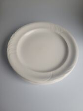 3 Royal Doulton Hotel Porcelain Dinner Plates 11" / 28cm White Embossed England  for sale  Shipping to South Africa