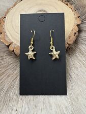 Gold starfish earrings for sale  NEWPORT