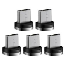 5 peças adaptador de cabo magnético conector pontas tipo C micro USB carregamento estável comprar usado  Enviando para Brazil