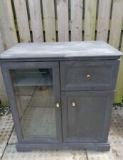 Black grey cabinet for sale  LEEDS