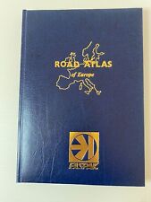 International Road Atlas Of Europe 1989 Vintage Leather Bound Fine Hardcover comprar usado  Enviando para Brazil