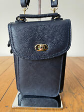 Wonder Bag Navy Blue PU Leather Handbag Crossbody Organiser Bag Mirror + Notepad for sale  Shipping to South Africa