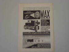 advertising Pubblicità 1973 ELETTROMICROSCOPIO MAX usato  Salerno