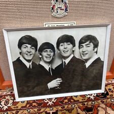 Vintage 1963 Beatles Original TV Times Promo Card Signed Printed Facsimile Frame comprar usado  Enviando para Brazil