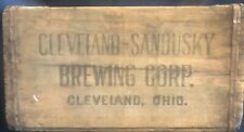 Caixa de madeira antiga vintage Cleveland Sandusky Brewing Corp (2024) comprar usado  Enviando para Brazil