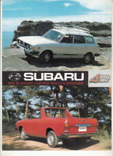 1976 SUBARU BRUMBY & 4WD STATION WAGON 4 páginas folheto mercado australiano 1600 comprar usado  Enviando para Brazil