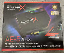 Tarjeta de sonido Creative Sound BlasterX Pro-Gaming AE-5plus Channel - Negra segunda mano  Embacar hacia Mexico