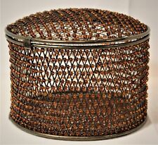 Beaded wire basket for sale  Remus