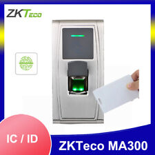 Controlador de acceso y asistencia de tiempo lector biométrico de huellas dactilares ZKteco MA300 segunda mano  Embacar hacia Mexico