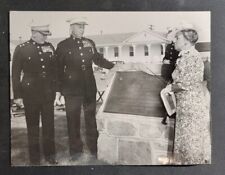 MRS ELEANOR ROOSEVELT at dedication ceremony In Quantico 1947 ORIGINAL PHOTO for sale  Shipping to South Africa