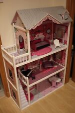 Isabelle's Wooden Doll House Set with 10pcs furniture for sale  Shipping to South Africa